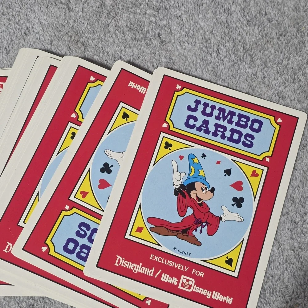 Disney Jumbo Mickey Mouse Playing Cards
